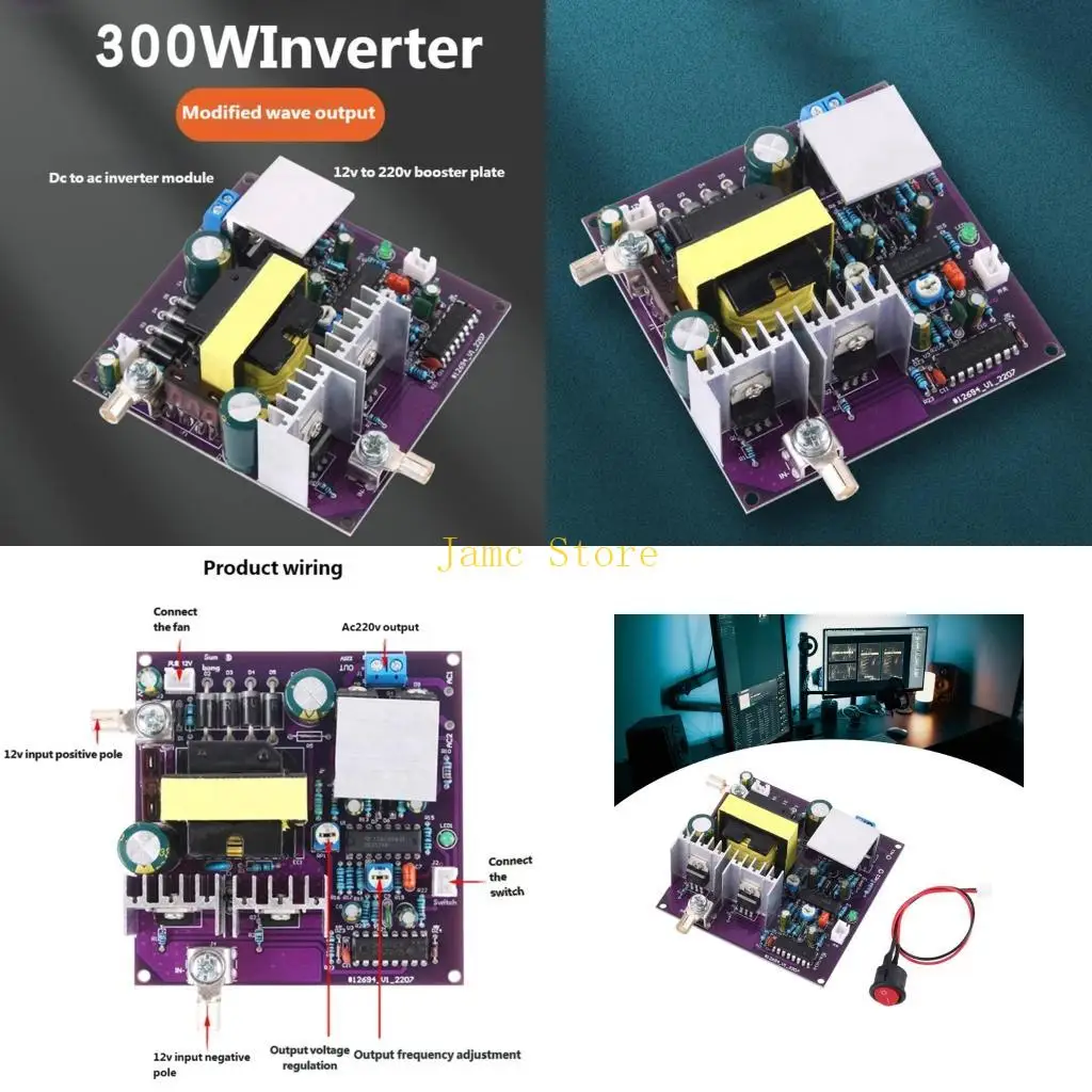 

LX0B Модифицированные синусоидальные инверторы мощностью 300 Вт, преобразователи 12 В в 220 В для аварийного резервного на в и в