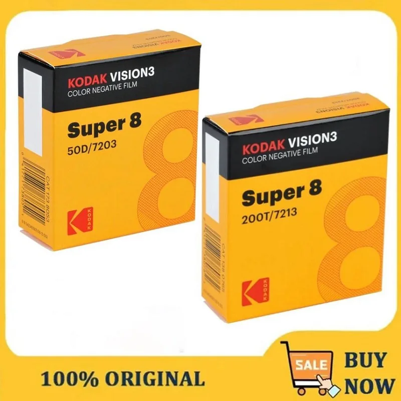 

in Stock Kodak 16mm Film 8mm Film 50D 100D 250D 200T 500T Film Date Fresh 2026 New Kodak Super 8 Colors Spot Vision 3 Super
