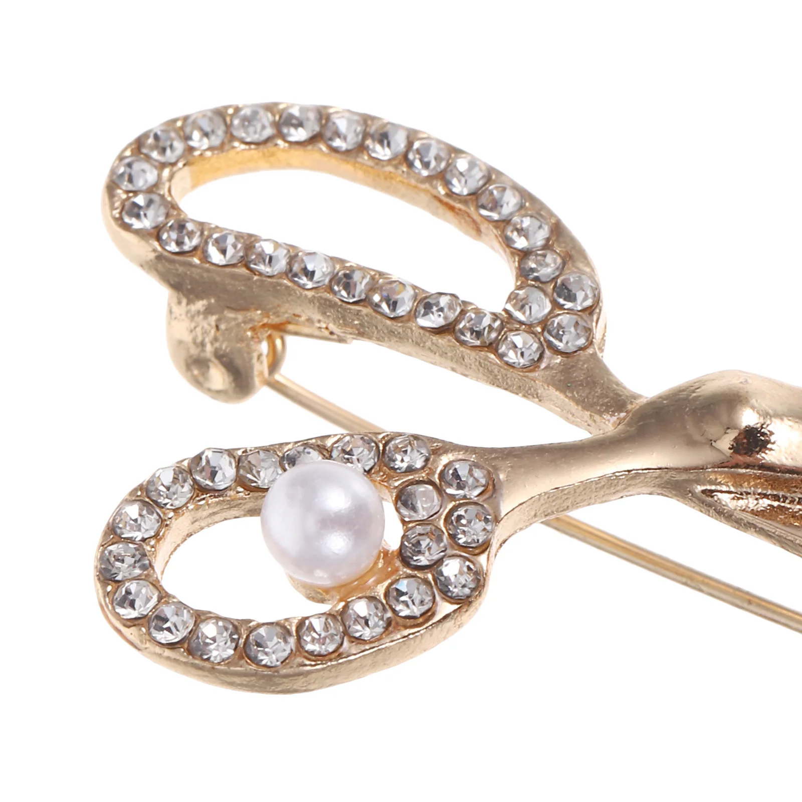 دعوى حجر الراين بروش الجدة مقص شكل دبوس الملابس وشاح قبعة الديكور موضة بروش دبوس للنساء دبابيس للنساء