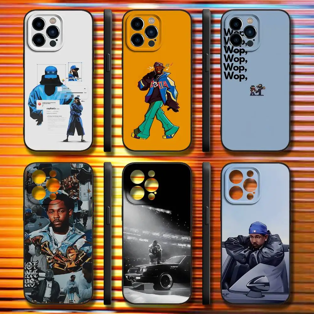 

Euphoria K-Kendrick L-Lamar Phone Case For iPhone 17,16,15,14,13,12,11,Pro,Max,Plus,X,XS,SE4,E,Mini,Soft Black Case