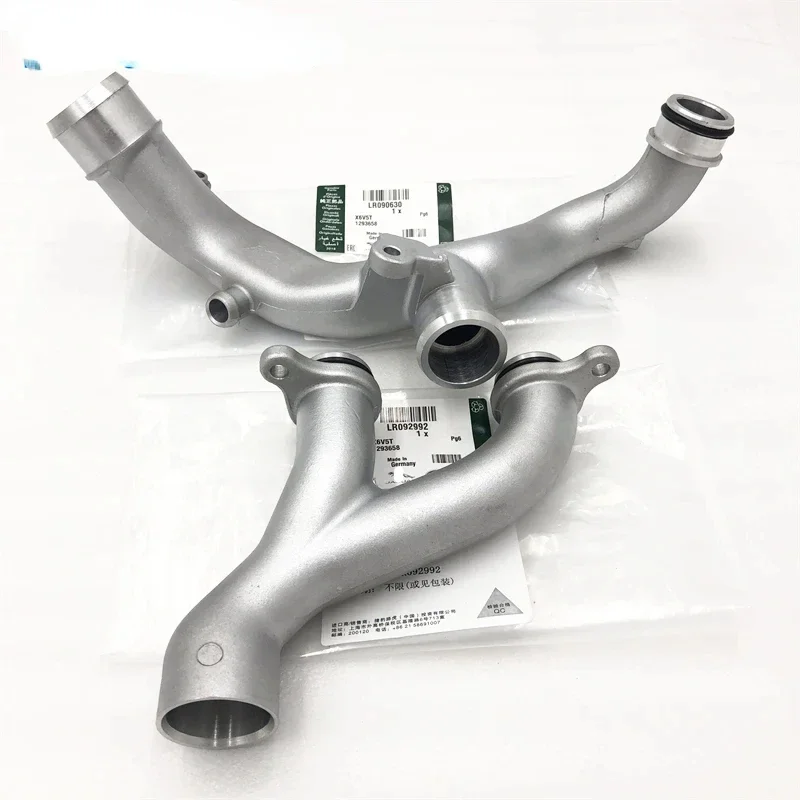 3.0L V6 5.0 V8 PETROL SC WATER OUTLET TUBE THERMOSTAT HOSE FOR DISCOVERY 4 RANGE ROVER SPORT VELAR UPPER LR090630 LOWER LR092992