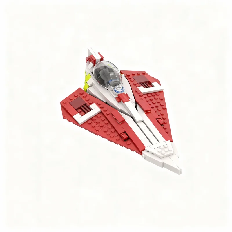 

305pcs MOC Delta 7b Aethersprite Class Light Interceptor Obi Wans Star Battle Model Building Blocks Architecture Toys Education