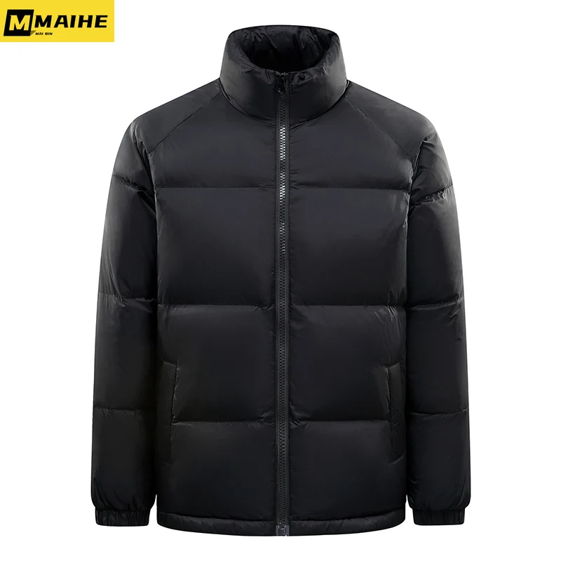 2023 Winter Down Coat Men's Short Luxury Clothing Men's High Collar 90 Duck Down Warm Coat Outdoor Sports Lightweight Down Coat