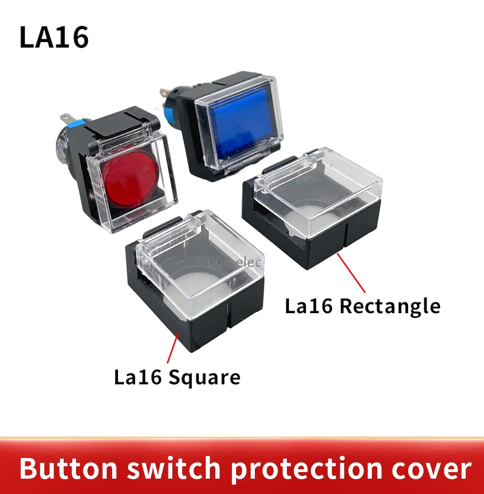 16button protective cover switch button accessories accessories button dust cover opening 16mm