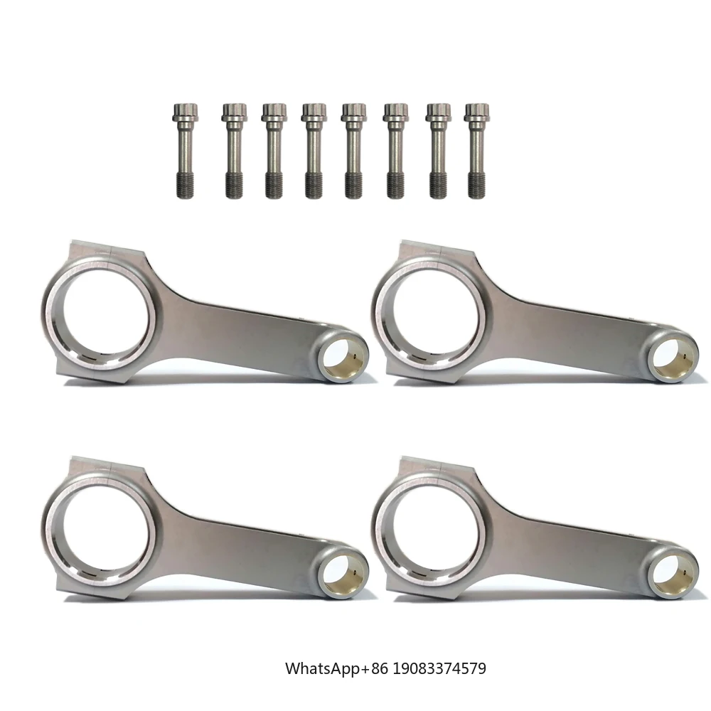 

HIMYCAR AUTO ENGINE PARTS FORGED 4340 CONNECTING ROD FIT OPEL VAUXHALL CALIBRA ASTRA 2.0L C20XE Z20LET SET of 4 WITH BOLTS