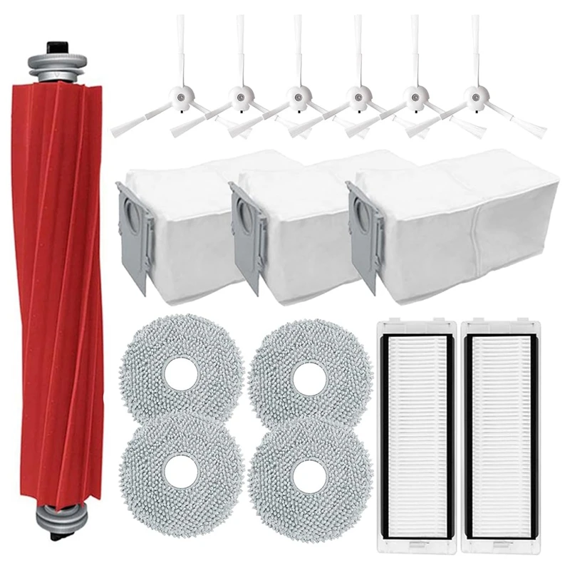 Kit de remplacement pour aspirateur robot Roborock Q Revo/P10, brosse latérale principale, filtre Hepa, vadrouille, gril