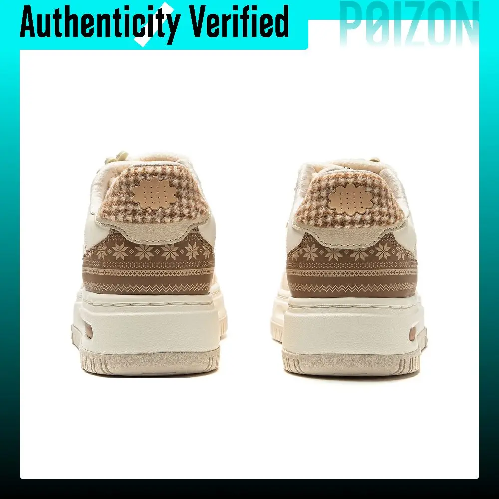Li Ning Future C1 Synthetic Leather, Split Cow Leather Cushioning, Wear Resistant Low top Skateboard Shoes Women's AGCU172-4