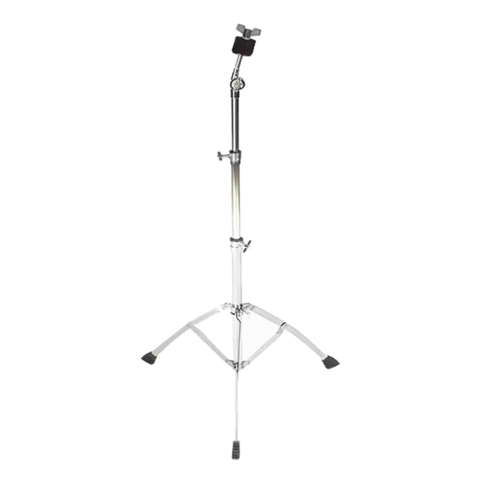 Portable Cymbal Stand Height Adjust Stretchable Legs Percussion Instrument Parts Holder