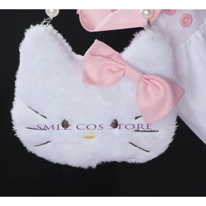 2025 Baru Anime Emma Woods Cosplay Permainan Identitas V Kostum Cosplay Tukang Kebun Kawaii GAUN Tas Aksesori Wig Set Pesta Keluar ★ ★