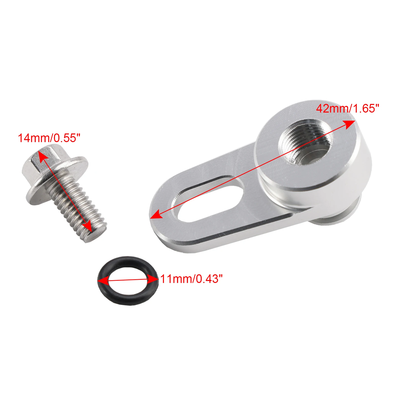 Areyourshop Vacuum Port 1/8 NPT Hose Adapter for LSA LS9 LT4 LS Supercharger MAP