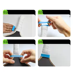 Bandas de agarre antideslizante para empuñadura de pala pickleball