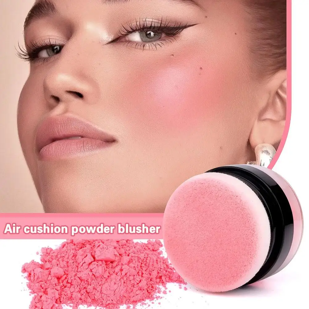 Cabeça De Cogumelo Em Pó Blush, Blush De Nevoeiro Suave, Blush Fino, Blush Matte, Maquiagem Natural Do Contorno Do Rosto, Bochecha Rouge