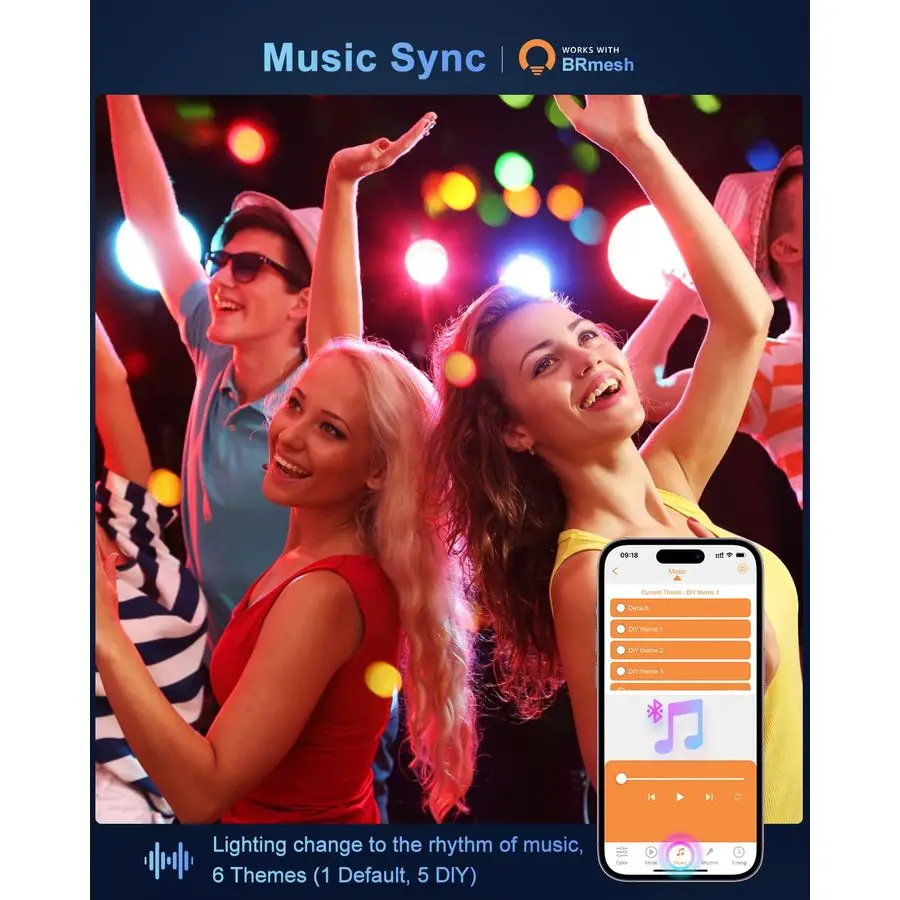 Встраиваемое освещение 6-дюймовый, RGBCW Бесшумные встраиваемые потолочные светильники, модернизированный светильник с регулируемой яркостью, совместимый с Алексом