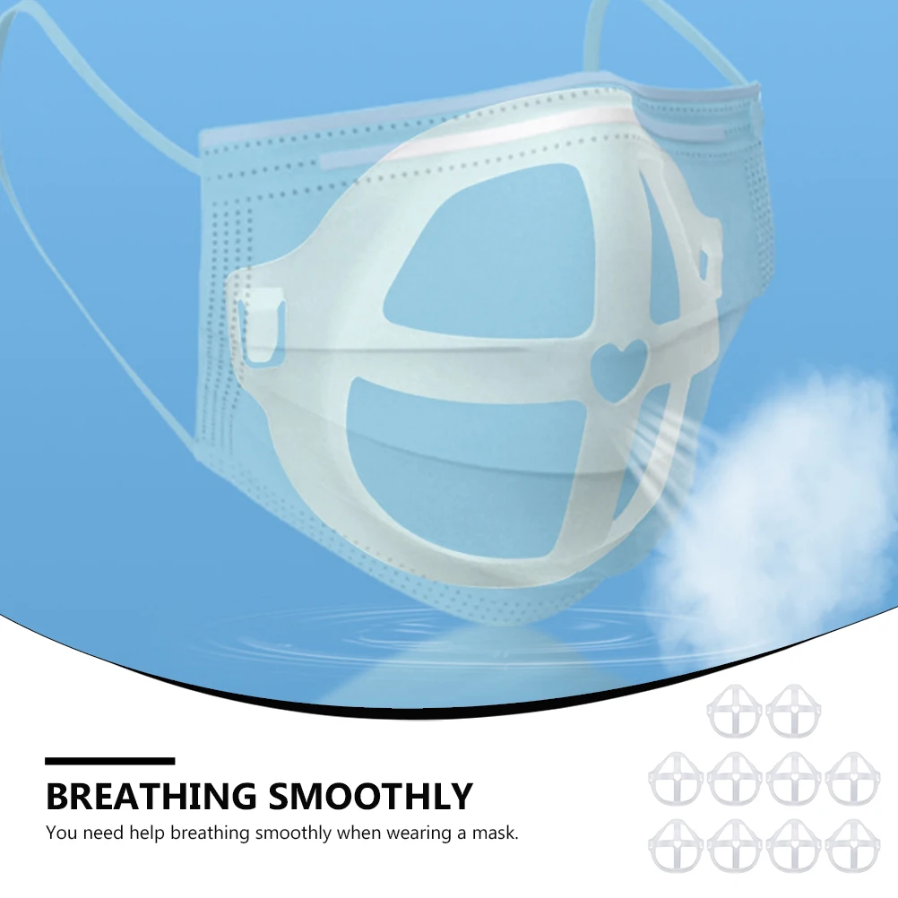 

10 Pcs Mask Holder Facial Bracket Inner Frame Face Lipstick Protective Stand 3D Support