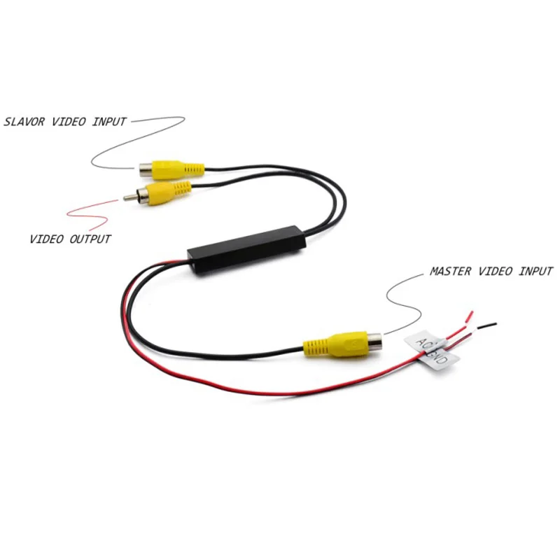 

2 AV Input to 1 Output Channel Intelligent Switcher RCA Video Auto Switching Line for Car DVD Camera Monitor Video Switcher