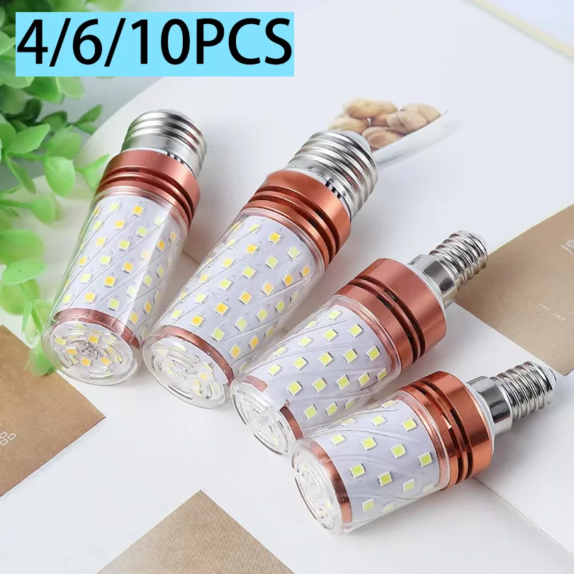 

4/6/10PCS LED Lights LED Mini Corn Bulbs AC85-265V For Living Room Dining Bedroom Corridor Lighting Home Decorative