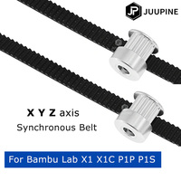 For Bambu Lab Belts X Y Z-axis Synchronous Belt High Temperature Wear Resistance 1142mm 1442mm P1P P1S X1C X1 3D Printer Parts