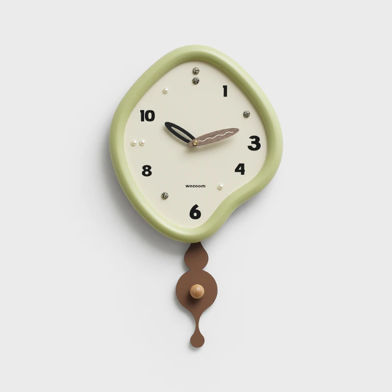 Aesthetic Unique Clock Advanced Sense New Creative Simple Wall Battery Decor Design Parts Minimalist Wanduhren Pendulum Clock