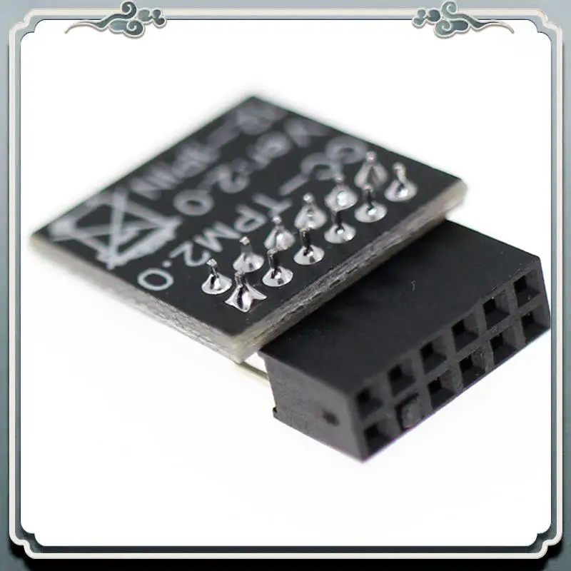 ABIJ-2X TPM 2.0 Modul Keamanan Enkripsi Kartu Jarak Jauh Modul LPC-12PIN untuk GIGABYTE 12PIN LPC TPM2.0 LPC 12 Pin
