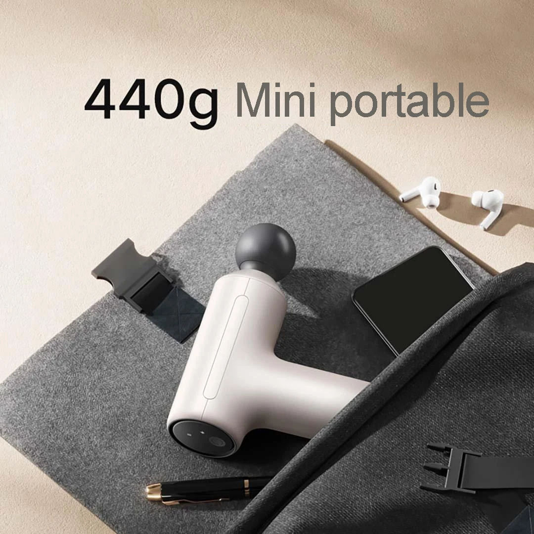 Xiaomi mijia الساخن ضغط اللفافة بندقية H3 البسيطة في الهواء الطلق المحمولة تدليك بندقية 12 كجم التوجه الاسترخاء العضلات 3-وضع السرعة 45dB الضوضاء