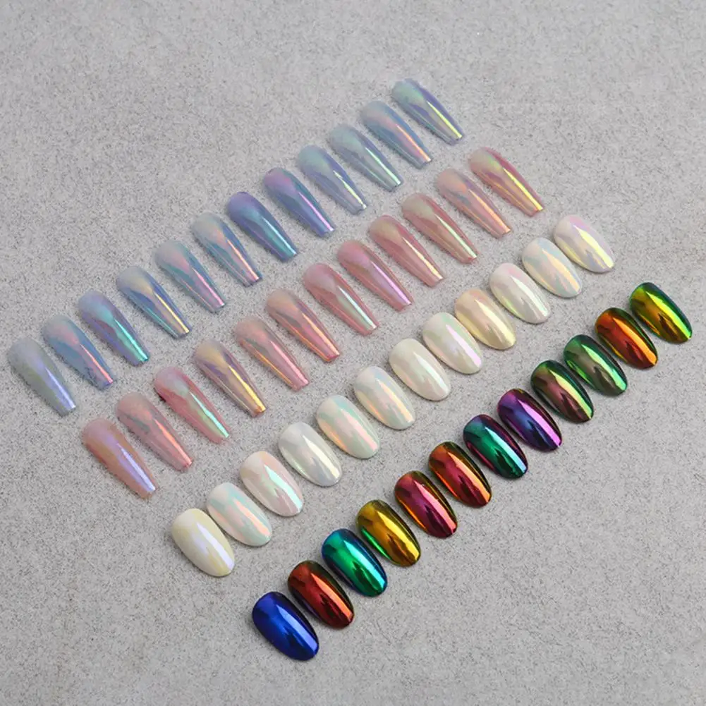 0.3g Versatile Nail Art Powder Nail Accessory Bright Color Eco-friendly Nail Glitter Powder Decorative
