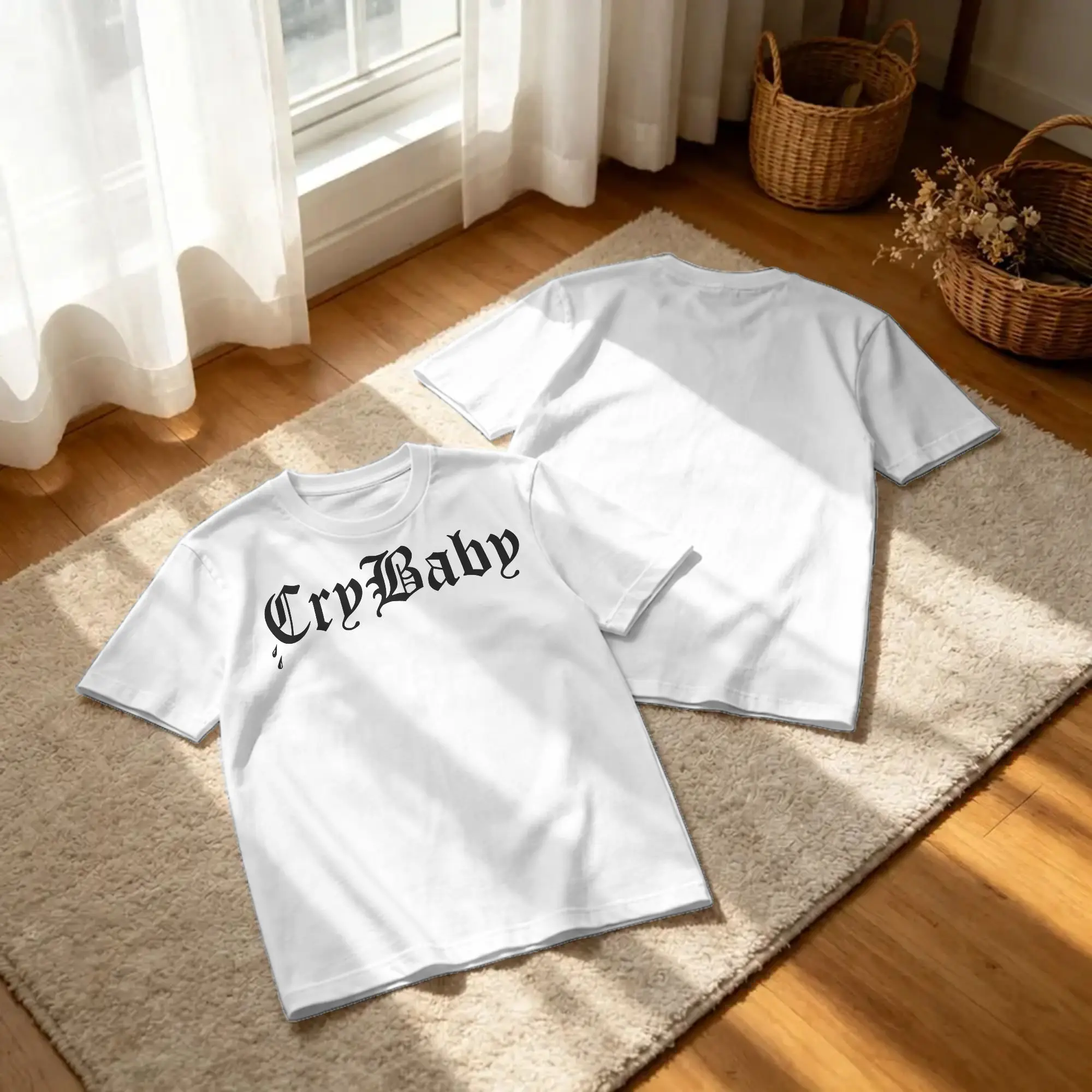 Cry Baby Lil Peep T-Shirts Men Women  Fashion Pure Cotton Tee Shirt Round Collar Short Sleeve T Shirt Gift Idea Clothing