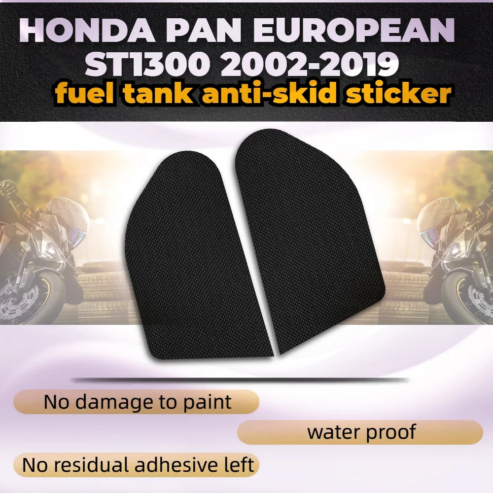 For HONDA PAN EUROPEAN ST1300 2002-2019 Protector Sticker Pad Motorcycle Stickers Anti Slip Fuel Oil Tank Side Knee Grip Decal