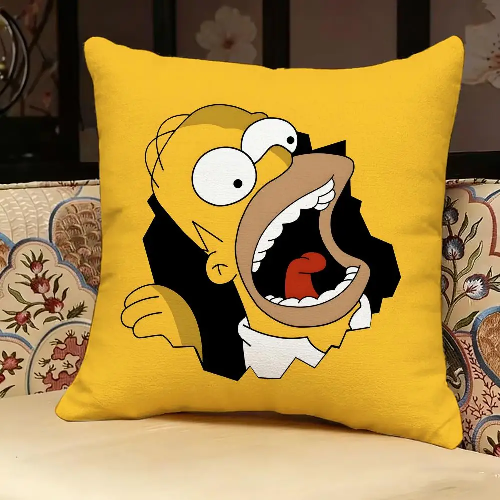 The S-Simpsons Anime-Kissenbezug, doppelseitig bedruckt, Sofakissen, Kopfteilkissen für Schlafzimmer – Detail 31