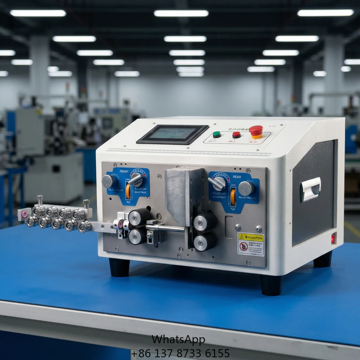 3Q SQ-816 16mm2 Automatic Wire Stripper 250mm Ultra-Long Stripping 16-Section Middle Strip Function AC 220V High-Capacity