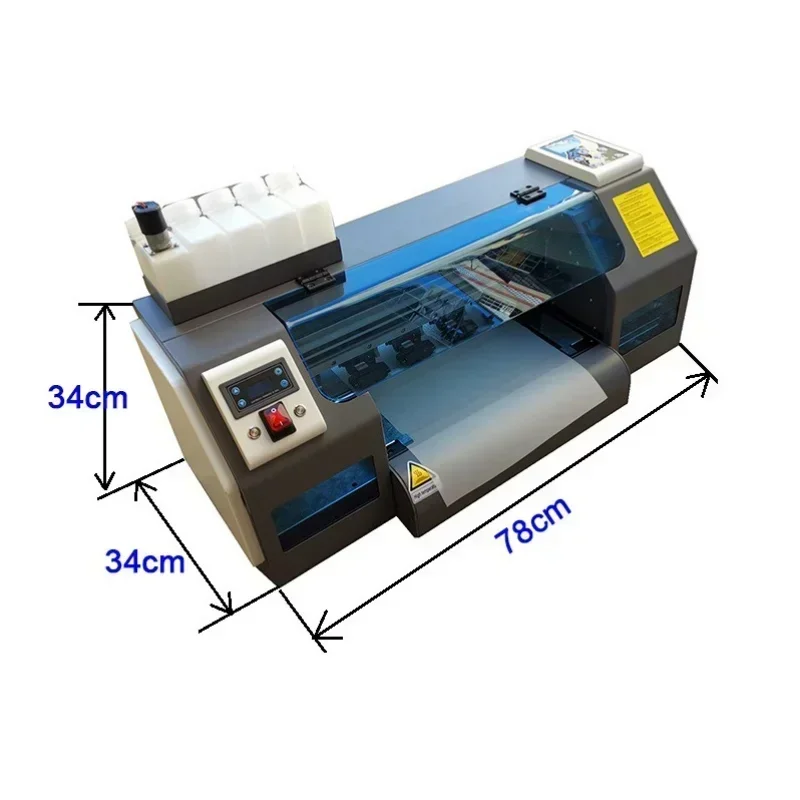 Hot Sale Small A3 DTF Printer High Speed XP600 Double Head White Ink Heat Press Offset Heat Press Printer T-shirt Printing Machi