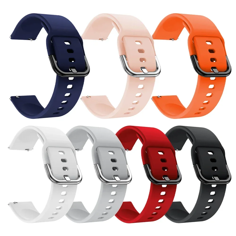 22mm 20mm watch band For COLMI P71 P73 M42 M41 I30 I31 P81 silicone sport soft bracelet For COLMi C81 C80 C60 C61 V68 V70 strap