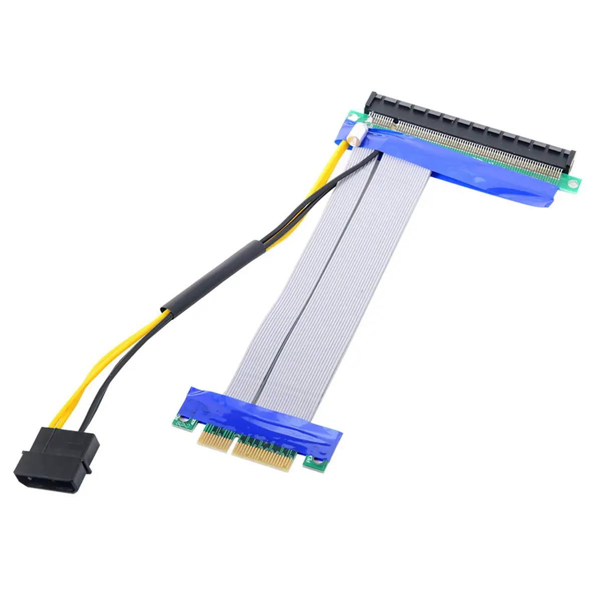 CYSM Chenyang Card Adapter Cable Extender Converter Riser 4x 15cm To 16x With 4pin Power Pci-e Express Alex