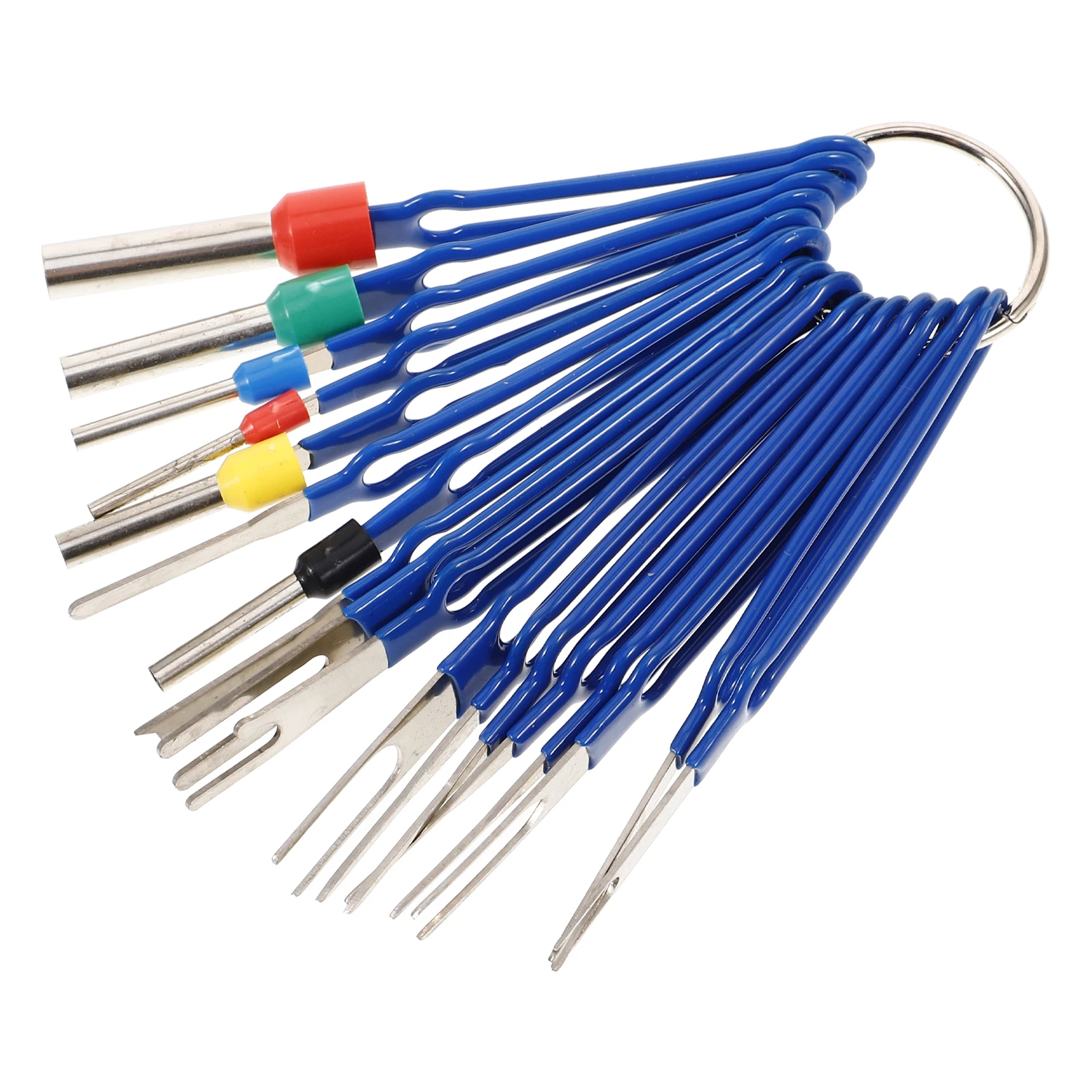 18-delige auto-aansluitklemmen demontage- en verwijderingsgereedschapset, elektrische connector-pen-uitnemer, gereedschap voor het verwijderen van elektrische aansluitklemmen