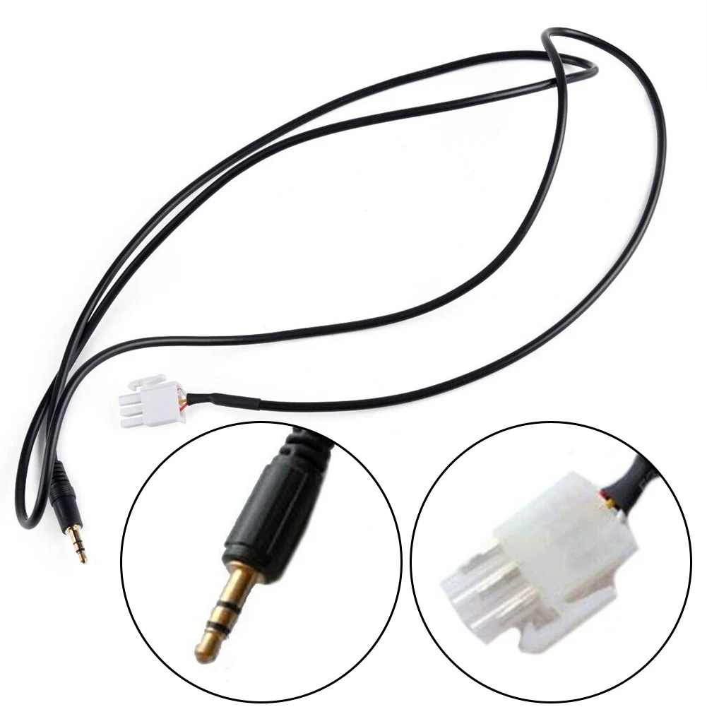 AUX Adapter Motorcycle Audio Cable, Cabo Auxiliar, 3.5mm, 3 Pin, Comprimento 1.5m, 1Pc