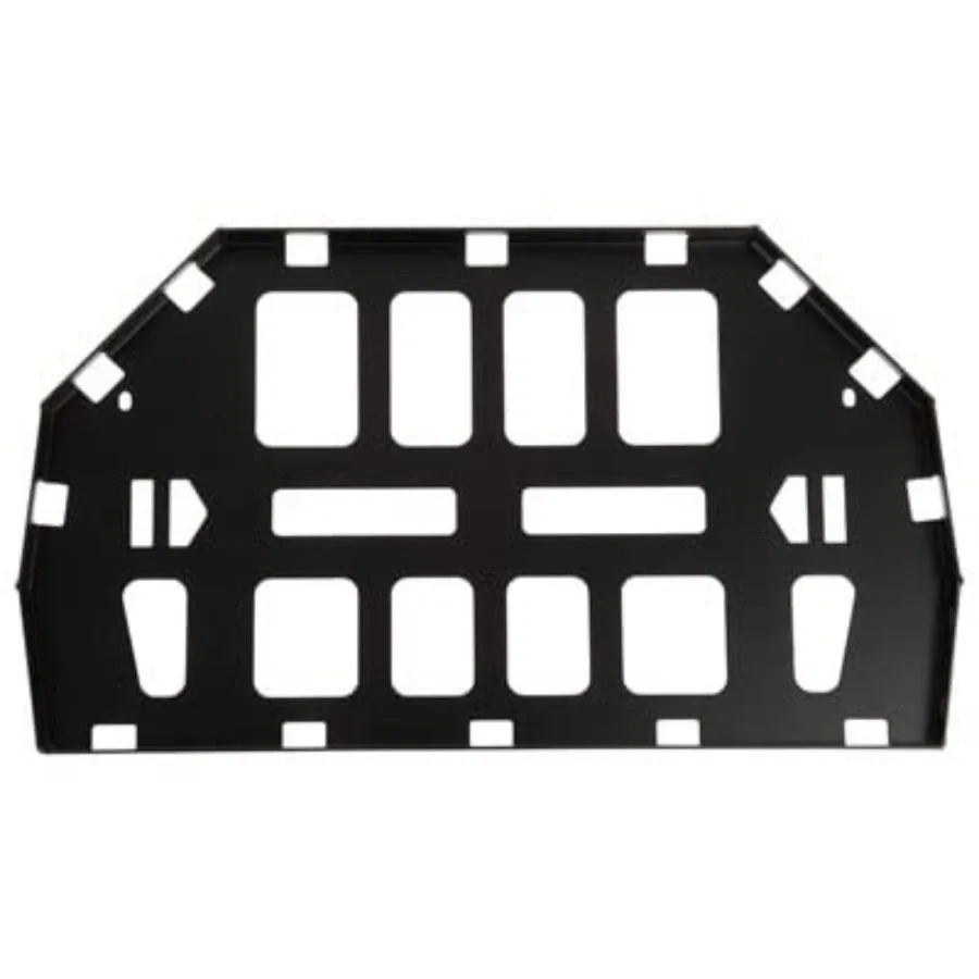 Portapacchi superiore verniciato a polvere nera per portellone da carico progettato per riporre e durata migliorati nelle avventure fuoristrada Ideale per il polare