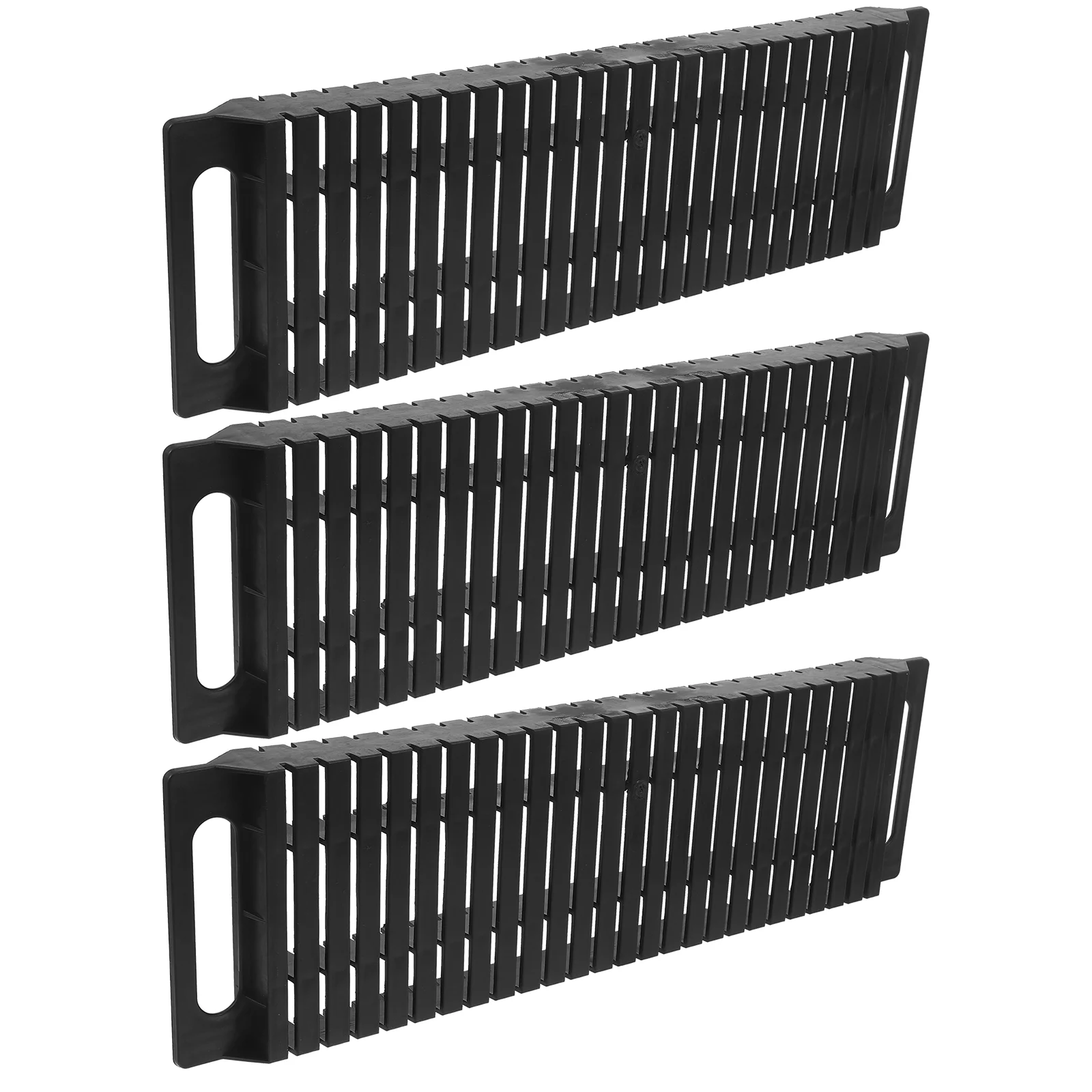 3 Pcs Bins Anti-static Bar Rack Storage Turnover Racks Circuit Board Stand ESD Shelf Tray Pcb Black Holder