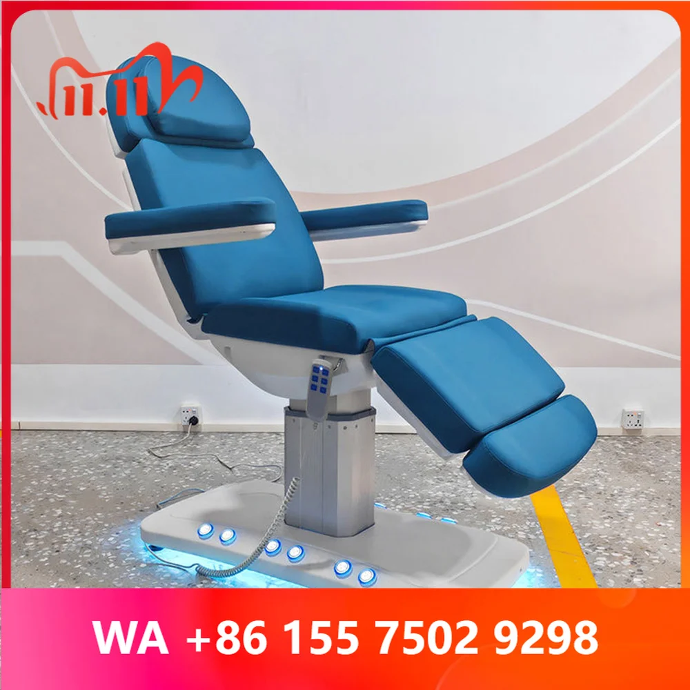 Multi Functional Adjus Backrest Leg-rest Tattoo Parlors Spa Foot Control Massage Bed