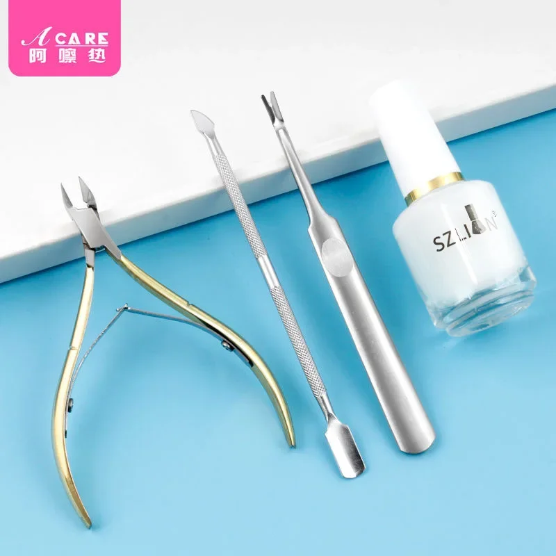 DX01/Cuemploynipper/A1PQ9-Push vers le bas de la main d'épine Coupe-ongles Macerating Agent Portable pour la beauté des ongles exposant P