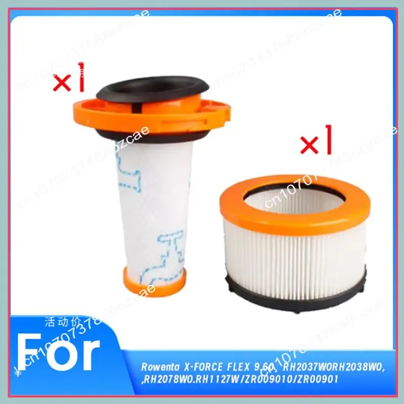 A26P 再利用可能な洗えるフィルター Rowenta X-FORCE FLEX 9.60 ZR009010/ZR00901 コードレス掃除機用