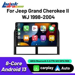2Din Android Car Radio For Jeep Grand Cherokee II  WJ 1998-2004 Multimedia Automotive Player Bluetooth wifi Subwoofer 4G GPS