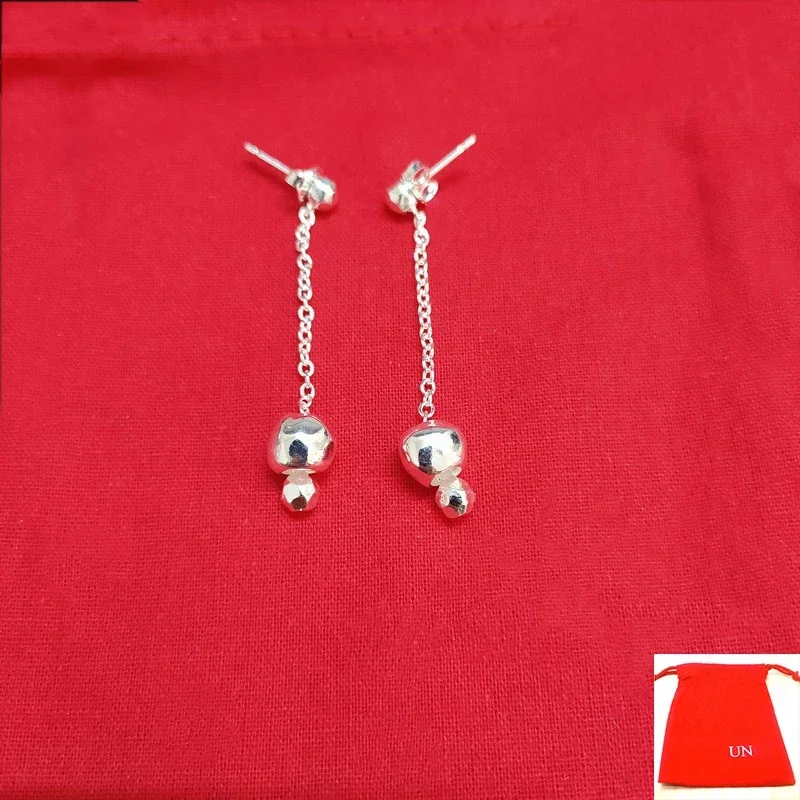 Versatile daily casual style round bead tassel earrings for girlfriends romantic holiday gifts ladies' accessories jewelry bags