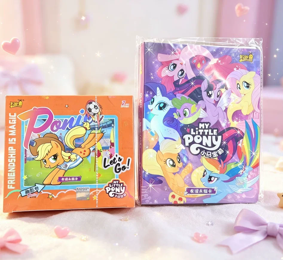 In Stock Kayou My Little Pony Cards 8th Moonlit Pack 12th Shadow Full Box ZR SC UGR Rare Collectible Trading Cards