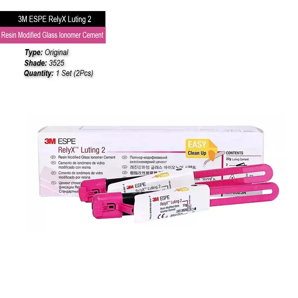 3M ESPE Dental Ketac Molar Easymix Tooth Restoration Filling Materials RelyX Luting Resin Modified Glass Lonomer Adhesive Cement