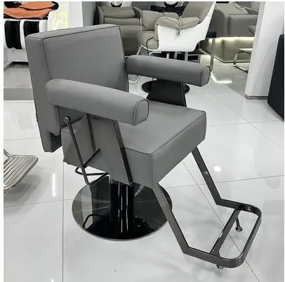 

Barbershop chair lift rotating high-end hair salon dedicated cutting chair fashion simple ironing dyeing chair