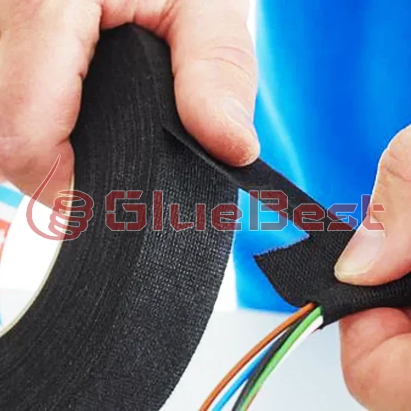 TESA 51608 Automotive Fleece Wire Harness Tape for Noise Reduction Abrasion Resistance and High-Temperature Applications