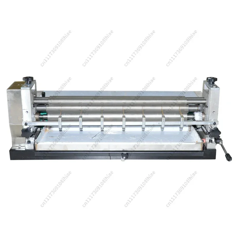 leather gluing  sample book shell glue machine 220V 1PC Stainless steel glue JS-500A paper board gluing