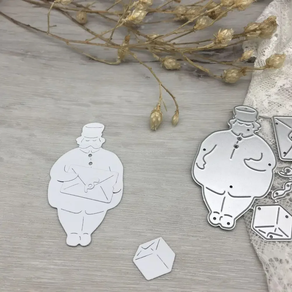 1pcs metal cutting dies cut die mold postman decoration Scrapbook paper craft blade punch stencils dies
