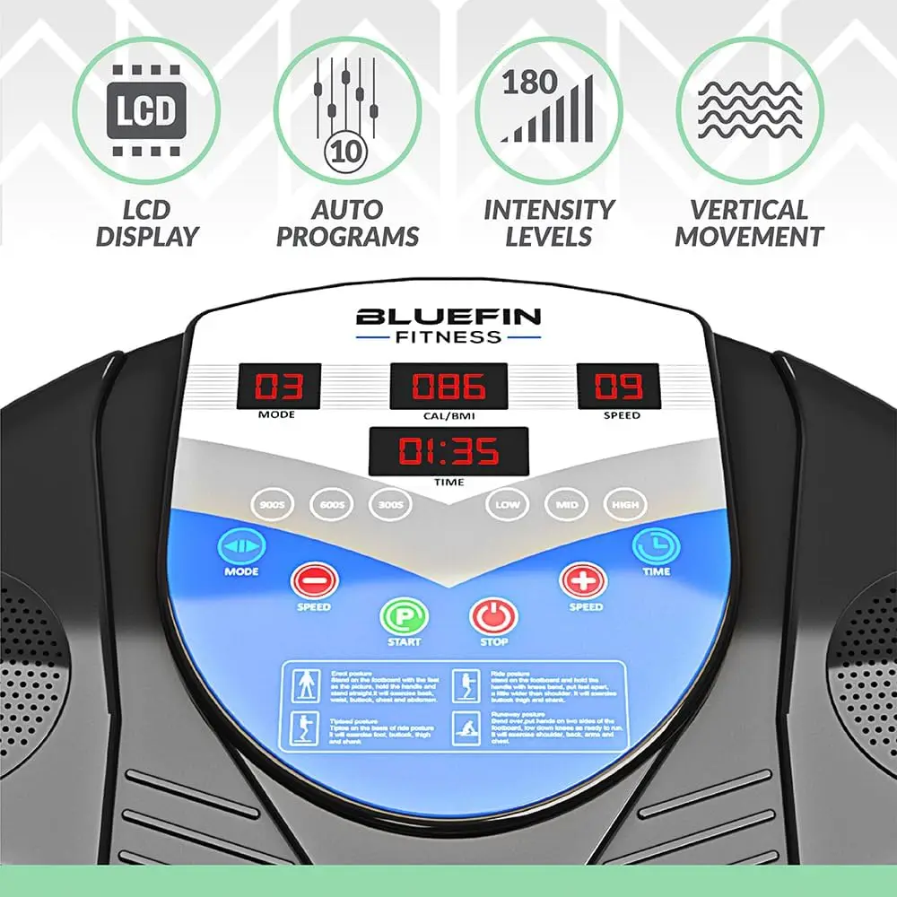 Model Upgraded Design with Silent Motors and Built in Speakers Build Muscle at Home