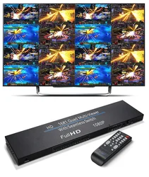 1080P 16x1 HDMI Multiviewer 8 10 16 Screen Segmentation Seamless Switch Multi Screen Splitter 4x1 Quad Multiviewer Game PC To TV