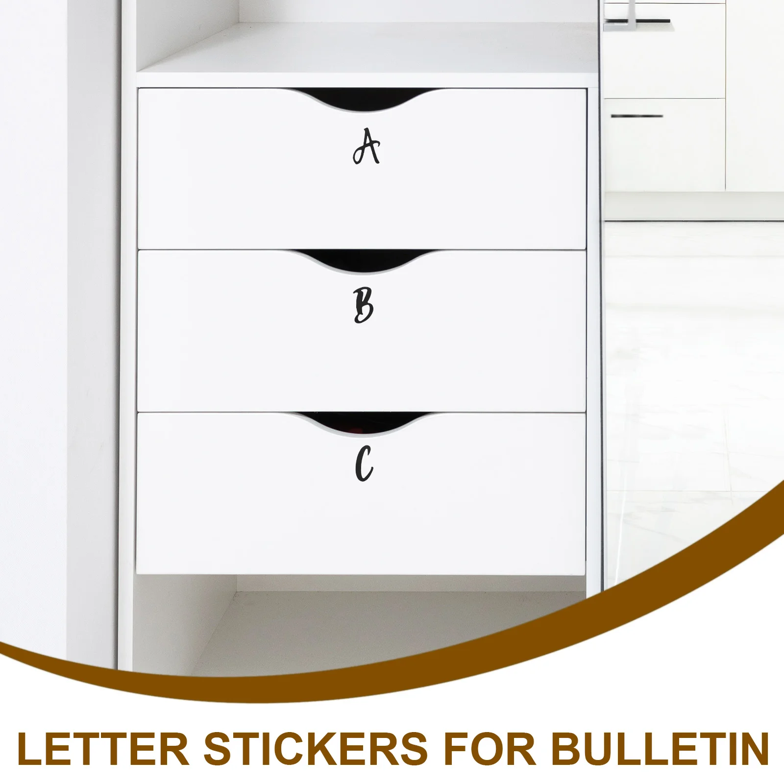 10 Sheets Multi-Purpose Letter Stickers Removable Self-Adhesive Vinyl Decals for Bulletin Boards Signs Crafts Windows Doors Cars